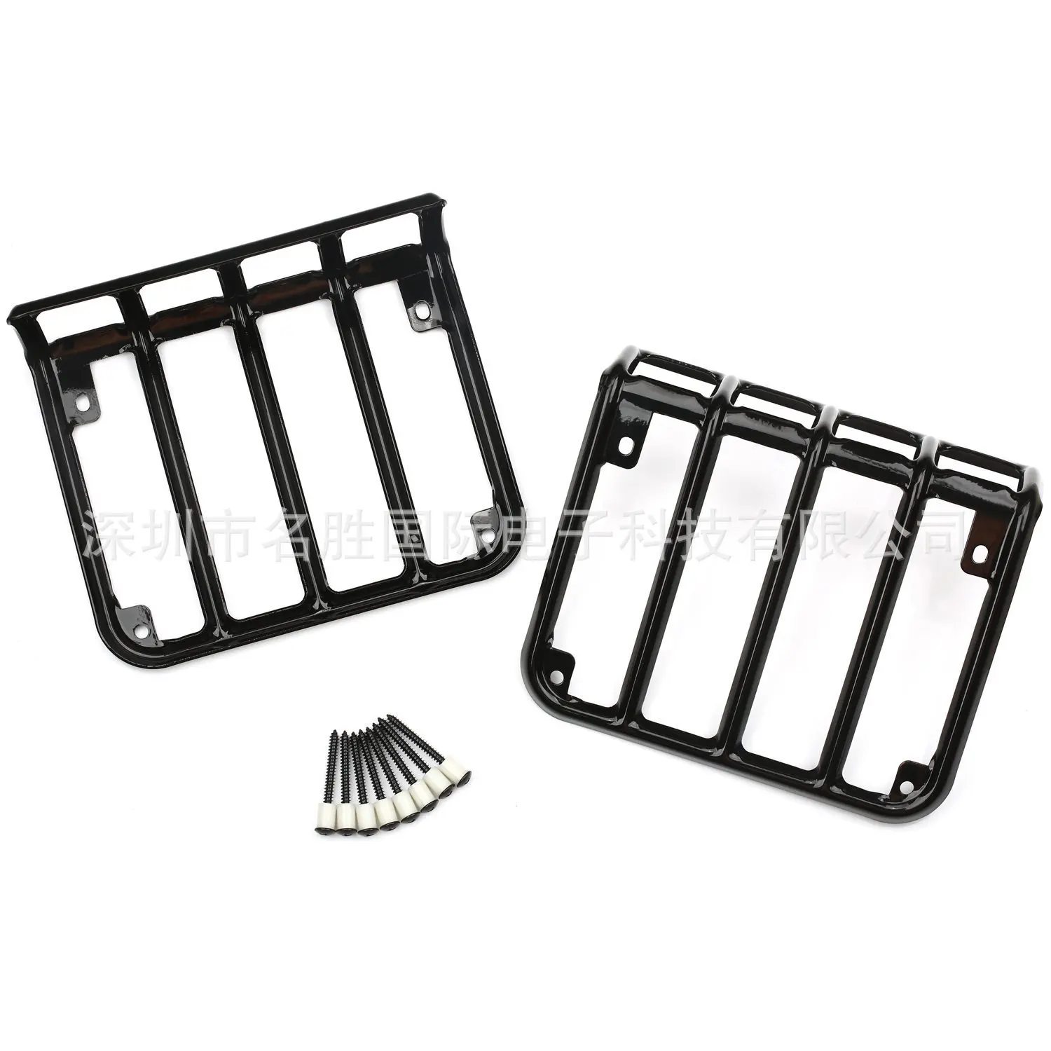

Jeep Wrangler Tail Lamp Cover 5 Bar Bright Black Taillight Protective Cover Brake Lights Frame Price Non-Price