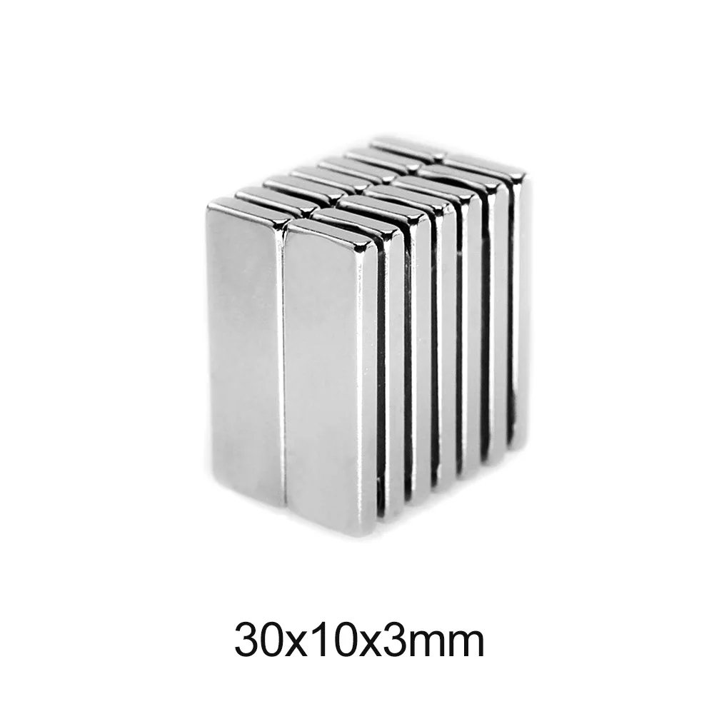 2-5-10-20-30-50pcs-30x10x3mm-block-super-strong-powerful-magnets-sheet