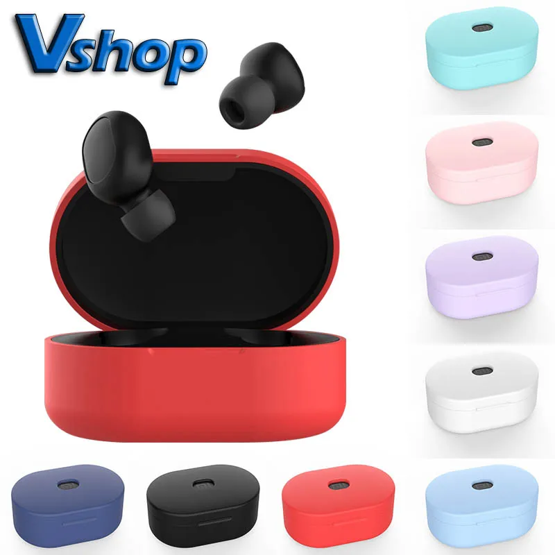 Чехол для наушников Blutooth Redmi AirDots силиконовый защитный чехол Xiaomi AirDots|Аксессуары