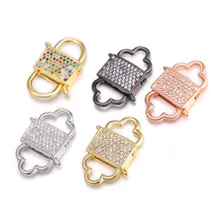 Juya Handmade Jewelry Making Accessories Fastener Decorative Connector Locket Hooks Clasps For Luxury Needlework Jewlery Making