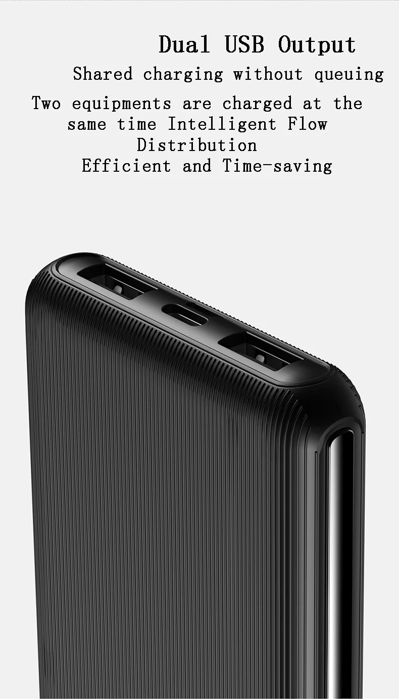 Внешний аккумулятор 10000 мАч для Xiaomi mi 2 USB power Bank портативное зарядное устройство Внешний аккумулятор повербанк для iPhone Xiao mi huawei