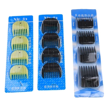 

4Pcs/Set Universal Hair Clipper Limit Comb Guide Attachment Size Barber Replacement for Electric Hair Clipper Shaver