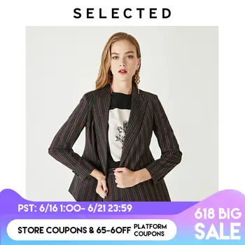 

SELECTED Women's Regular Fit Retro Casual Wide Stripes Blazer S|419372510