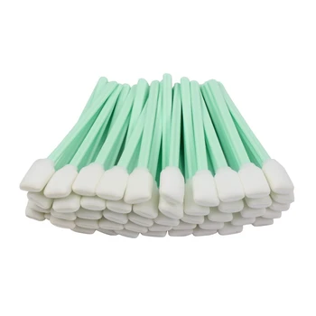 

100 Pieces Square Rectangular Sponge Cleaning Cotton Swab Sponge Head Cleaning Cleaning Cotton Swab Camera Lens Inkjet Printer C