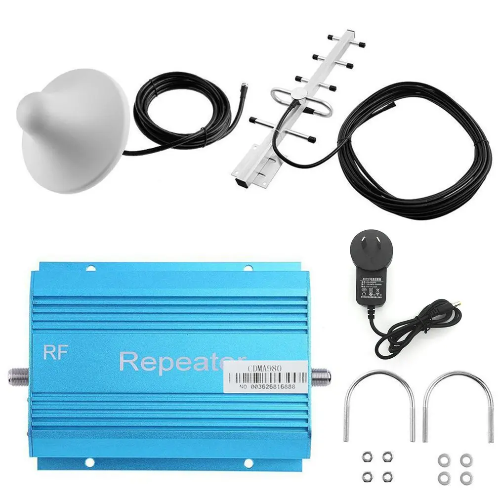 

850MHz CDMA Cell Phone Signal Booster Amplifier Mobile Repeater with Aerial for Home High Grain Signal Extender Kit