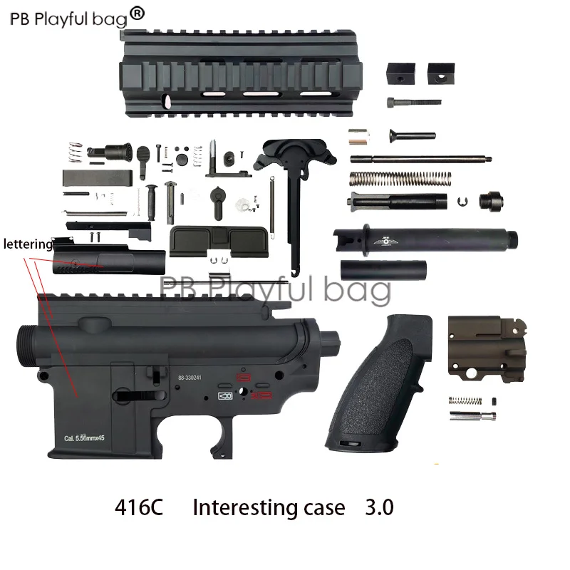 PB игривый захватывающий 3 поколения 416 чехол ldt3.0 водяной пулемет hk416d C обновленный материал аксессуары нейлон расширенный комплект od23