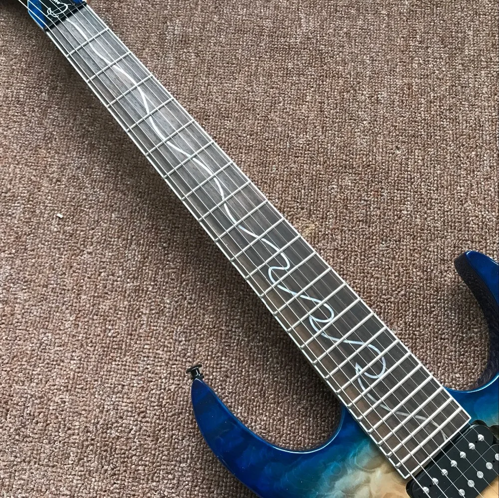 New Style.custom 6 Strings Electric Guitar.support customization gitaar.high quality rosewood fingerboard guitarra,blue color399 (2)