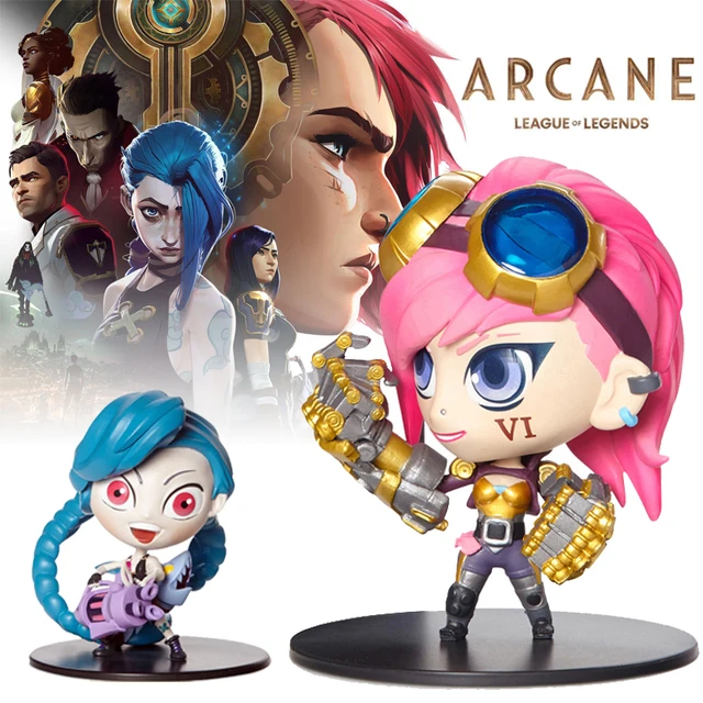 NEW Figma 10cm Recent Popular Game Figure Arcane Curse League of Legends Doll Version Model Toys