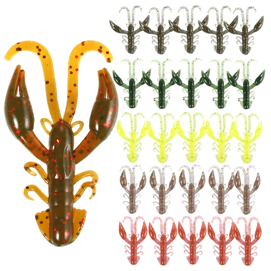 

10pcs Soft Worm Fishing Lure PVC Silicone Artificial Softbait Lures Fish Goods Tackle For Trout Catfish Fishing Tackle 2020