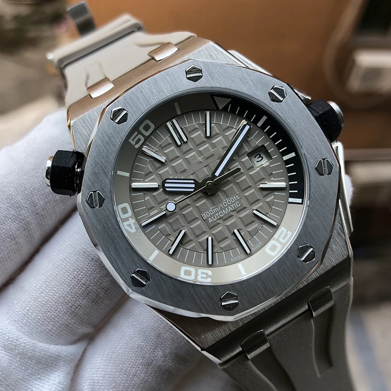 AUTOMATIC 9 Кварцевые мужские часы с хронографом из нержавеющей стали розового золота от Королевского дизайнера, Роскошные мужские часы от ведущего бренда, мужские наручные часы - Цвет: AUTOMATIC 9