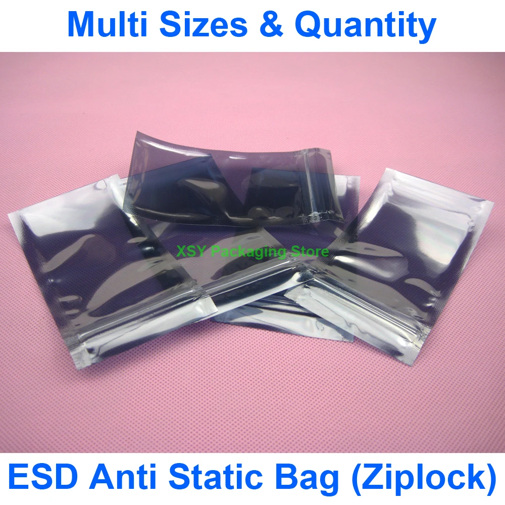 x Red Self Sealing Anti Static Bubble Bag Length 3/" - 8.7/" Width 2.5/" - 6.7/"