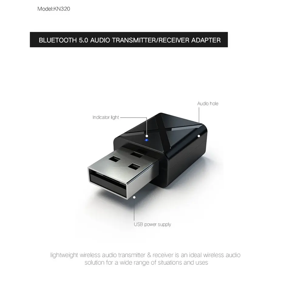 USB Bluetooth передатчик Transmite Mini Bluetooth V3.0 Аудио передатчик стерео адаптер для Ipod с ТВ Mp3 Mp4 PC
