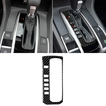 

Carbon Fiber Console Gearbox Shift Frame Panel Cover Trim for Honda Civic 10Th 2016-2019 Interior Mouldings