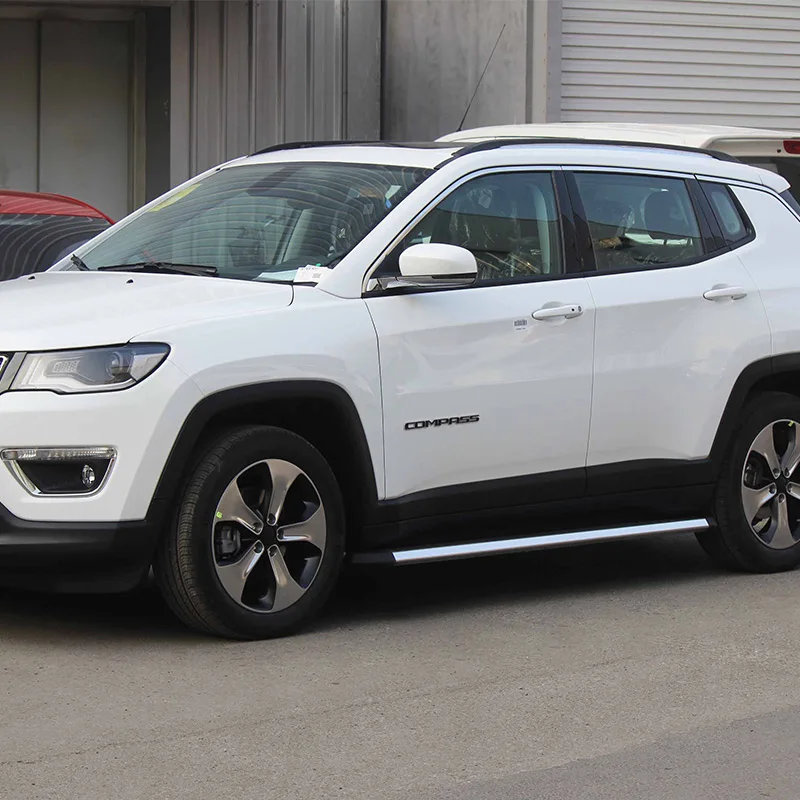 Боковой шаг Беговая доска боковая планка для JEEP COMPASS To GRAND CHEROKEE GRAND COMMANDER LIBERTY/компас RENEGADE, высокое качество, heav