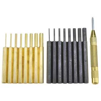 

Professional Steel Brass Punch Tool Kit Set Craft Hand Tool Steel Punch Link Pin Remover Repair Tool