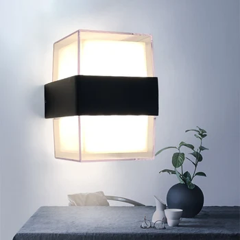 

Outdoor IP65 Waterproof LED Wall Light Modern Indoor Creative Aluminum Courtyard Garden Porch Corridor Decoration Landscape Lamp