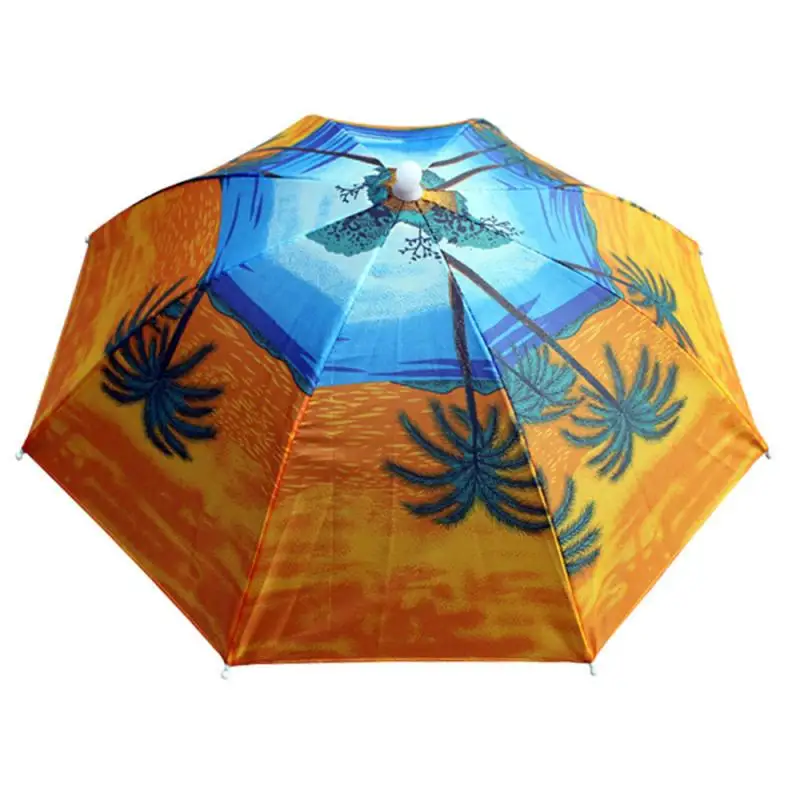 Складной головной убор-зонтик, складные головные уборы, солнечные шляпы-зонтики, кепка, свободные руки для рыбалки, пеших прогулок, пляжа, рыбалки, аксессуары