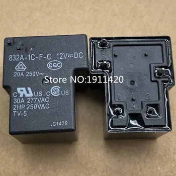 

Free shipping 10pcs/lot 832A-1C-F-C 12VDC 12V 30A DIP-5 TV-5 Best quality