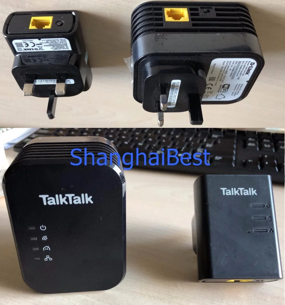 UK plugs 1 пара беспроводной Powerline адаптер DHP-W310av DHP-308AV P308av HomePlug EU US UK штекер для D-LINK IPTV STB DVB лучше, чем TP-Link - Цвет: UK plugs