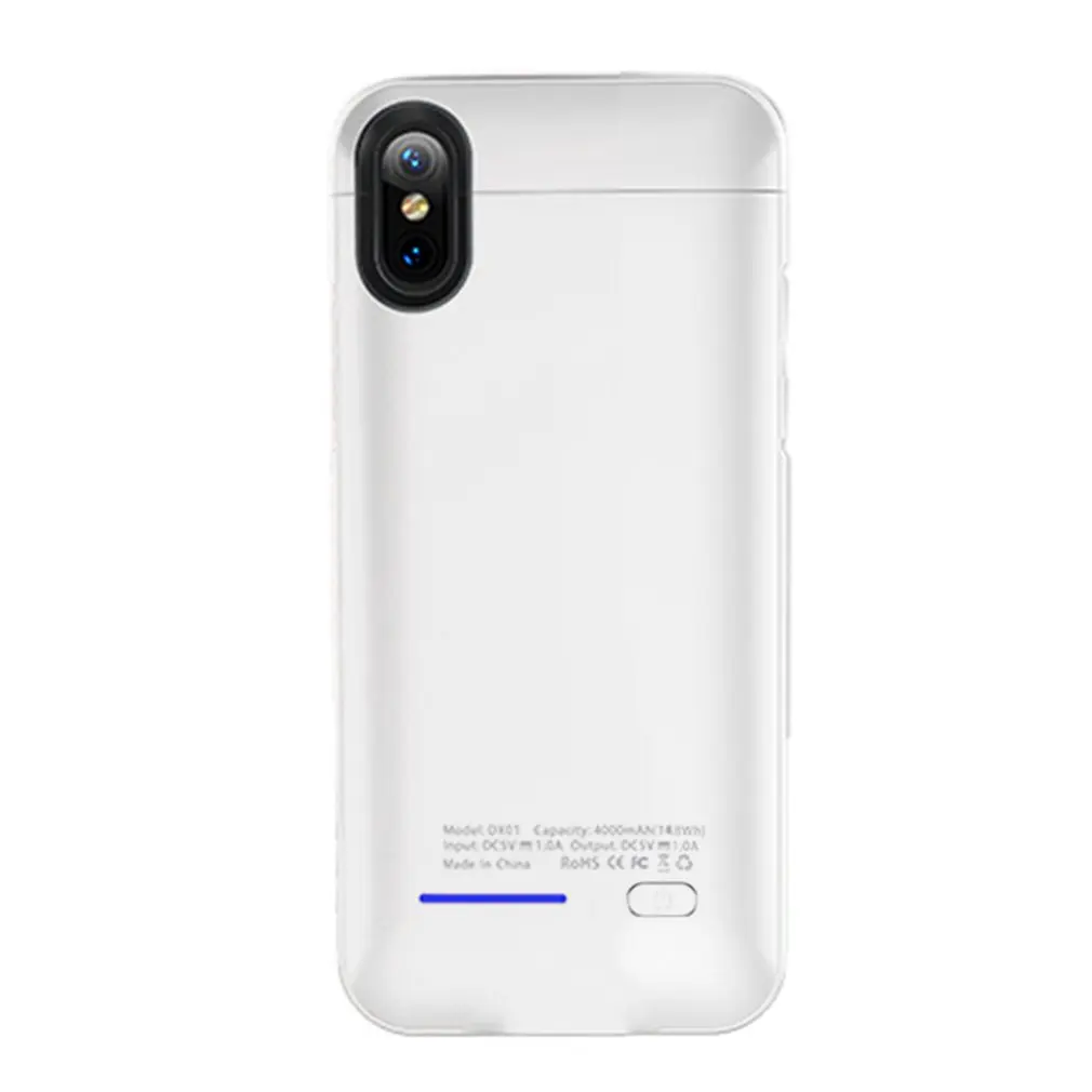 4000 мАч Внешний Аккумулятор Чехол для iPhone внешний портативный резервный аккумулятор зарядное устройство перезаряжаемый внешний аккумулятор чехол для телефона s