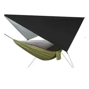 

Automatic Speed-Open Anti-Mosquito Net Hammock Canopy Set Waterproof Polyester Fabric Nylon Polyester Mesh