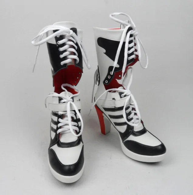 Отряд Самоубийц harley quinn сапоги bota черные женские для костюмированного