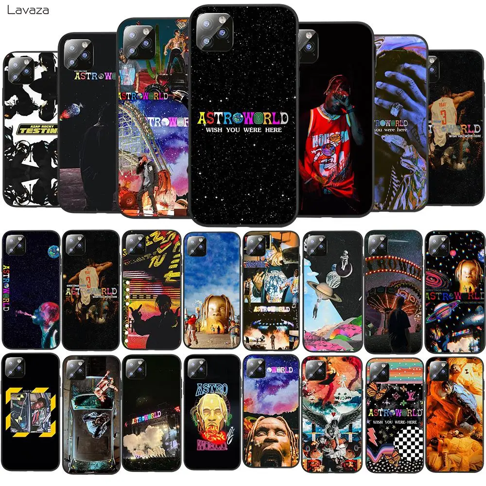 Мягкий чехол Lavaza из ТПУ с тревисом Скоттом астродом для iPhone 8 7 6 6S Plus 5 5S SE X XS 11 Pro Max XR
