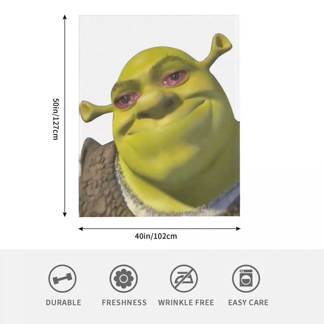 Shrek Crying Meme Blanket Fleece Breathable Throw Blankets Sofa Throw  Blanket For Home Bedroom Office Throws Bedspread Quilt - Throw - AliExpress