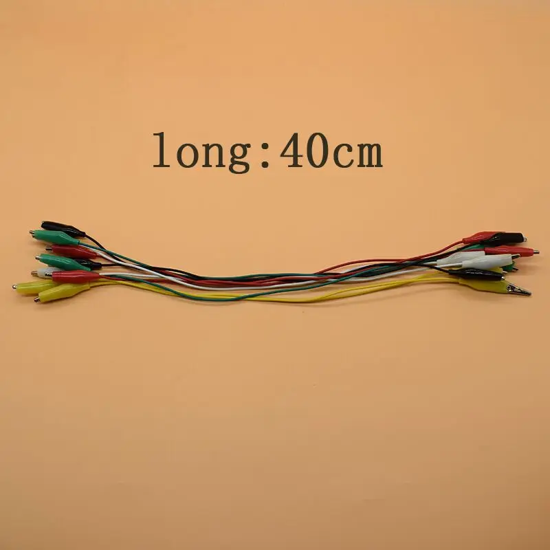 Совершенно новые 10 шт. зажимы типа крокодил электрические DIY Тестовые провода