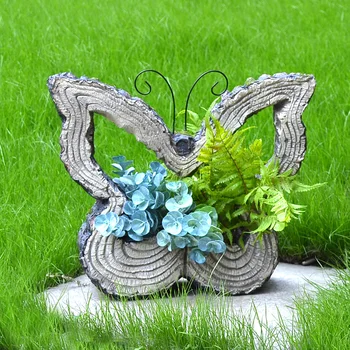 

Garden decor butterfly animal flowerpot sculpture outdoors lawn ornaments nongjiale kindergarten home decore garden accessories