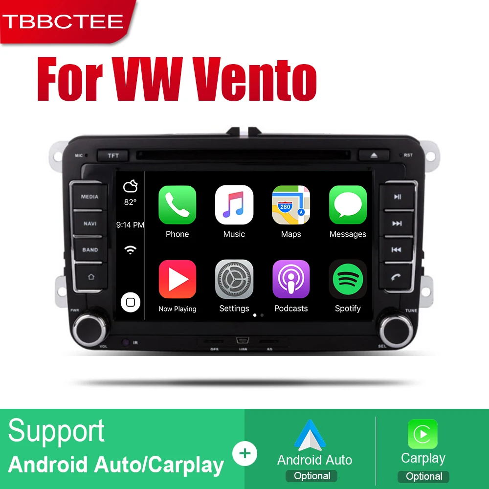 TBBCTEE Android для Volkswagen VW Vento 2005 ~ 2018 автомобильный DVD gps Navi плеер навигация WiFi Bluetooth