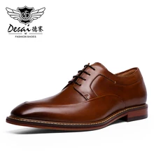 DESAI/высокие ботильоны; Лидер продаж; Свадебная мужская повседневная обувь; кроссовки из натуральной кожи;