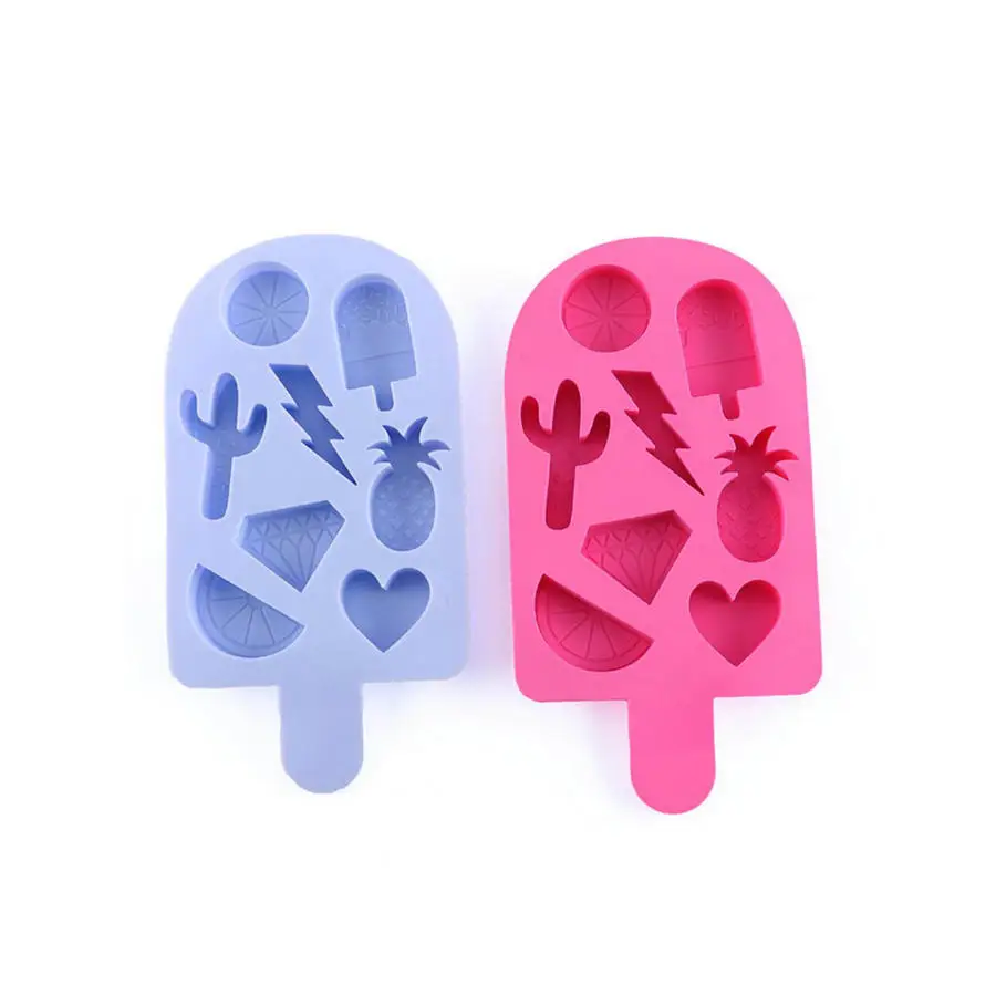 

Popsicel Silicone Molds Epoxy Resin Heart Cabochon Charms DIY Tools UV Resin Lightning Shape Jewelry Pendant Making Mould