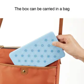 

Mask Storage Box Transparent Dust Cover For 3-5 Masks Portable Snap-on Mask Storage Box Moistureproof Dustproof Mask Box