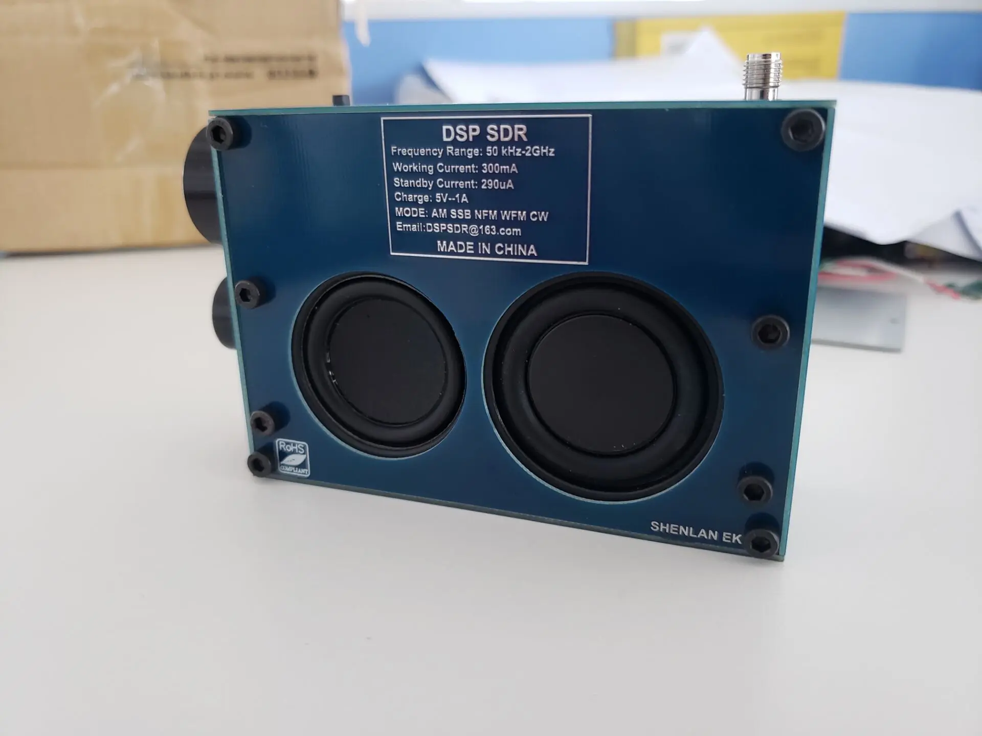 HIFI high sound quality 50K-200MHz Malachite SDR Radio DSP SDR HAM Receiver 4