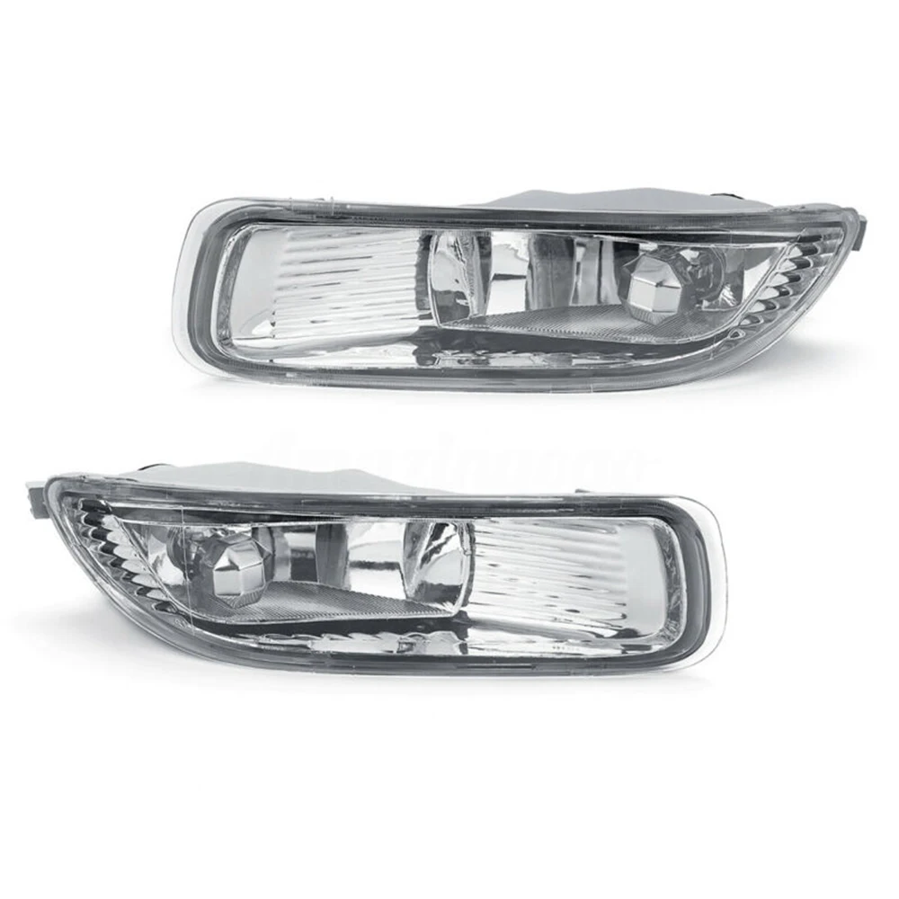 

1 Pair Clear Lens Bumper Fog Light Lamps ABS Plastic Bulb Fittings For Toyota Corolla 2003-2004 Car Fog Lamp