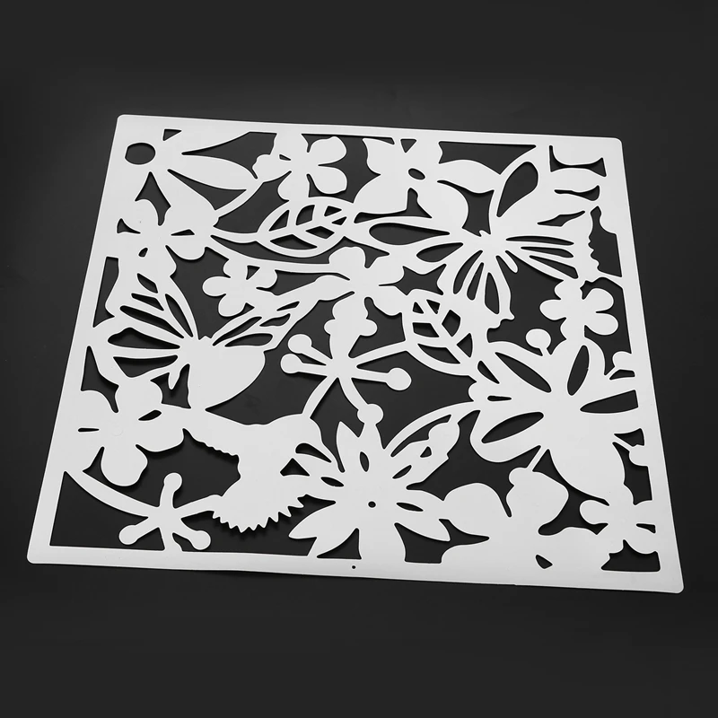 4 Pieces Screen for Living Room Hanging Screen Curtain of Room in Polyethylene Partition of Room White 40 x 40cm