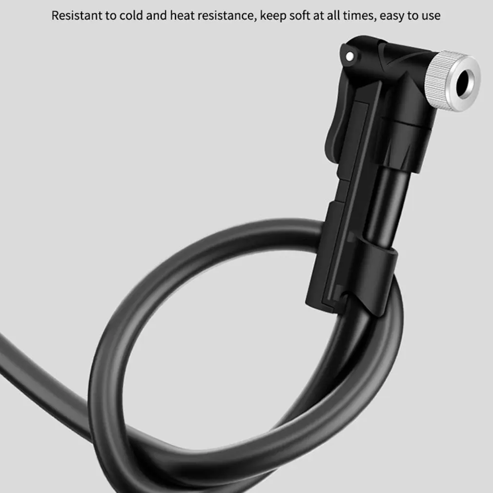 Bomba de Bicicleta Bomba de ar Medidor de Pressão Mangueira Ciclismo Pneu Inflator Schrader Presta Válvula Garfo Portátil Mini Bomba Mão Mod. 187553 13 schrader presta válvula garfo portátil mini bomba