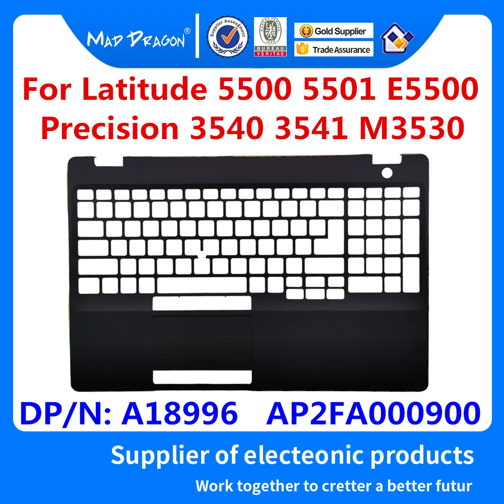

New original Laptops Palmrest Upper Cover Case C shell For Dell Latitude 5500 5501 E5500 Precision 3540 3541 A18996 AP2FA000900