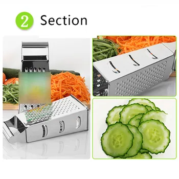 

VOGVIGO Mini 4 Sides Useful Multifunctional stainless steel wire planer with four sidesKitchen Stuff Food Cutter