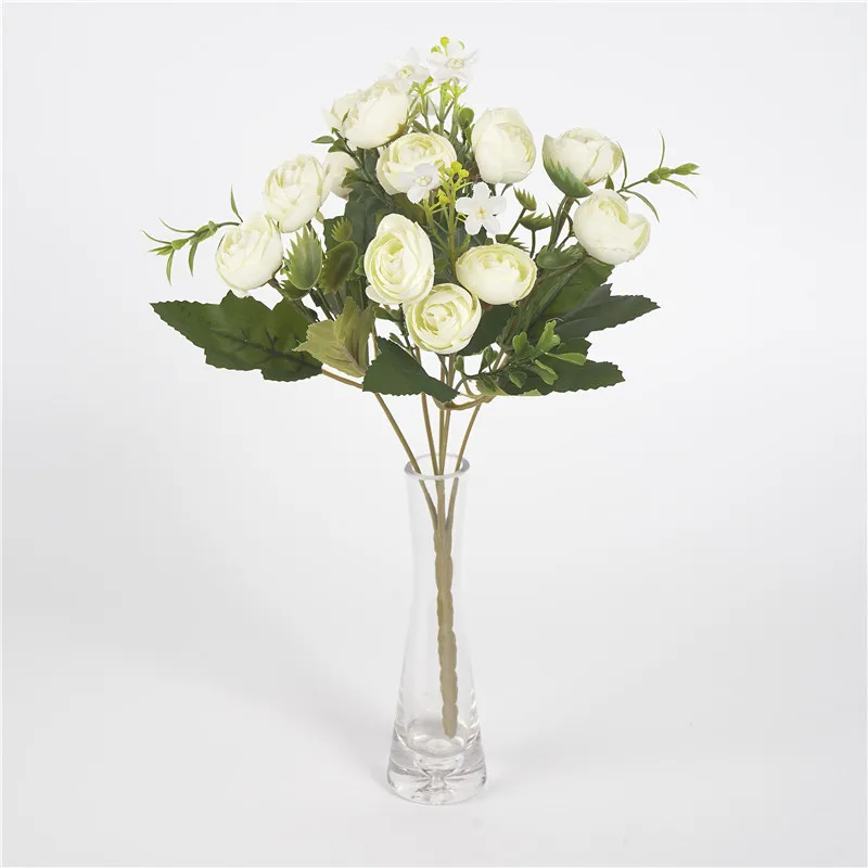 Artificial Rose Flower Plant Camellia Bouquet Home Gardens Weddings Decor | Дом и сад
