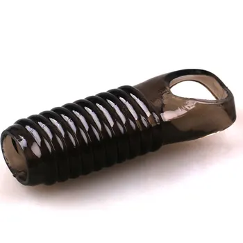 Penis Ring Sleeve for men Cock Cage Increase Games Condoms CockRing Erotic dildo Delay Ejaculation Sex Toys Shop for Adult Male 4