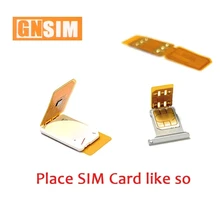 Gn sim plug and play chip ios 15 auto pop up menu perfeito iccid para iphone 13 pro max/13 pro/13/13 mini/12 pro max/12/11/xs/xr
