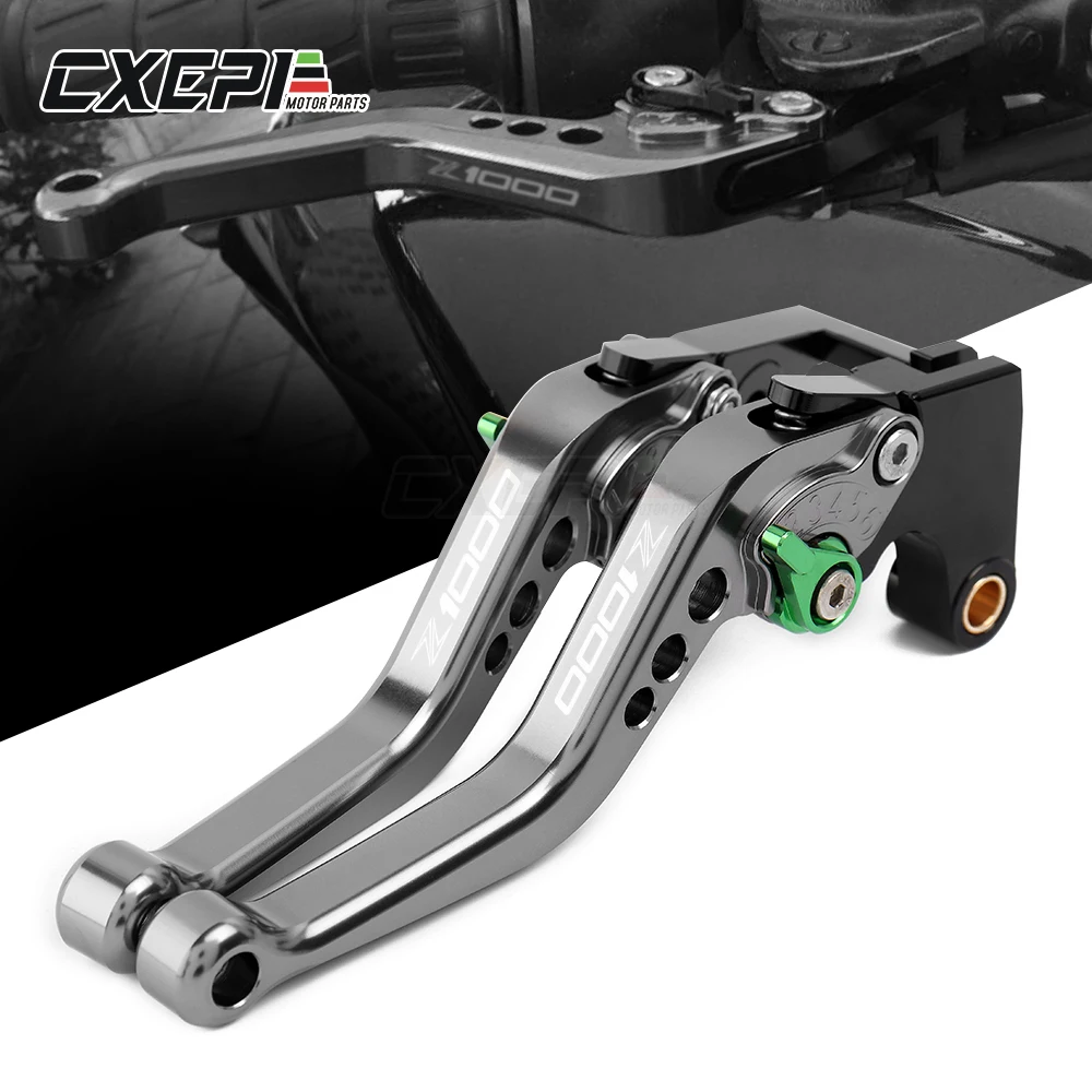 Z1000 Accessories Handlebar Short CNC Clutch Brake Levers For KAWASAKI