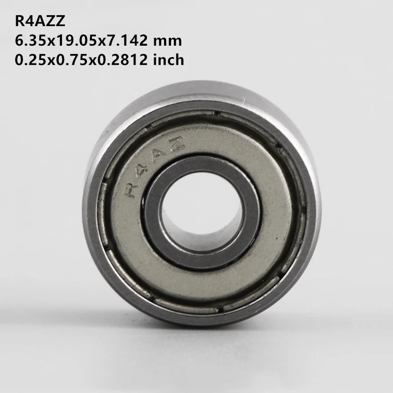 500 шт./лот R4AZZ подшипник 1/4 &quotx3/4" x9/32 "дюйм миниатюрный R4A zz Шариковые