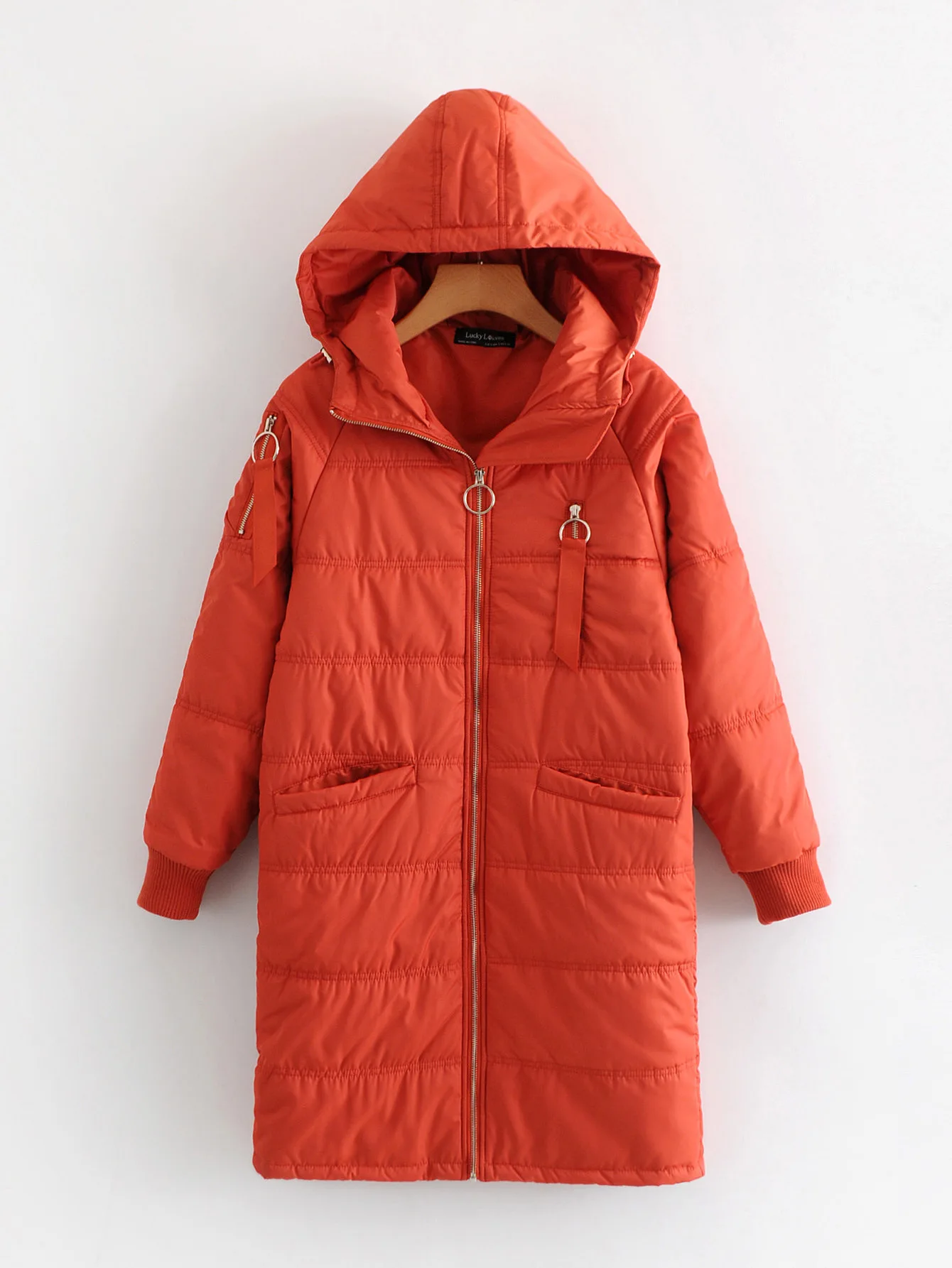 

2018 Winter New Products Western Style Mid-length Zipper Hooded Thick Warm Coat AliExpress