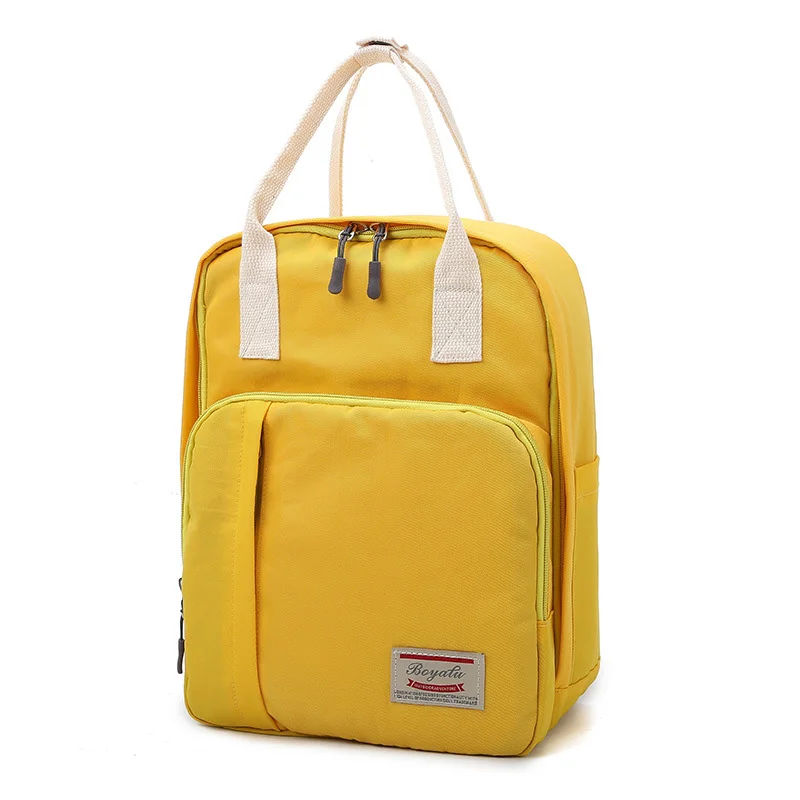 Однотонные детские подгузники с сумочкой простая и элегантная детская молочная смесь и сумка для хранения одежды модный рюкзак для мам - Цвет: 01