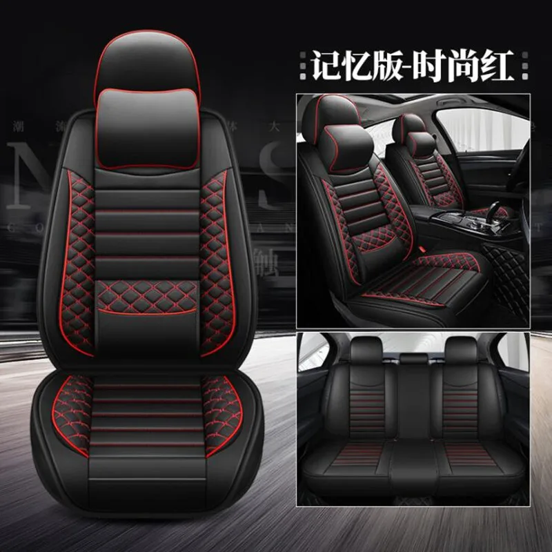 (front + Rear) Special Leather Car Seat Cover For Mazda 3 6 Cx5 Cx7