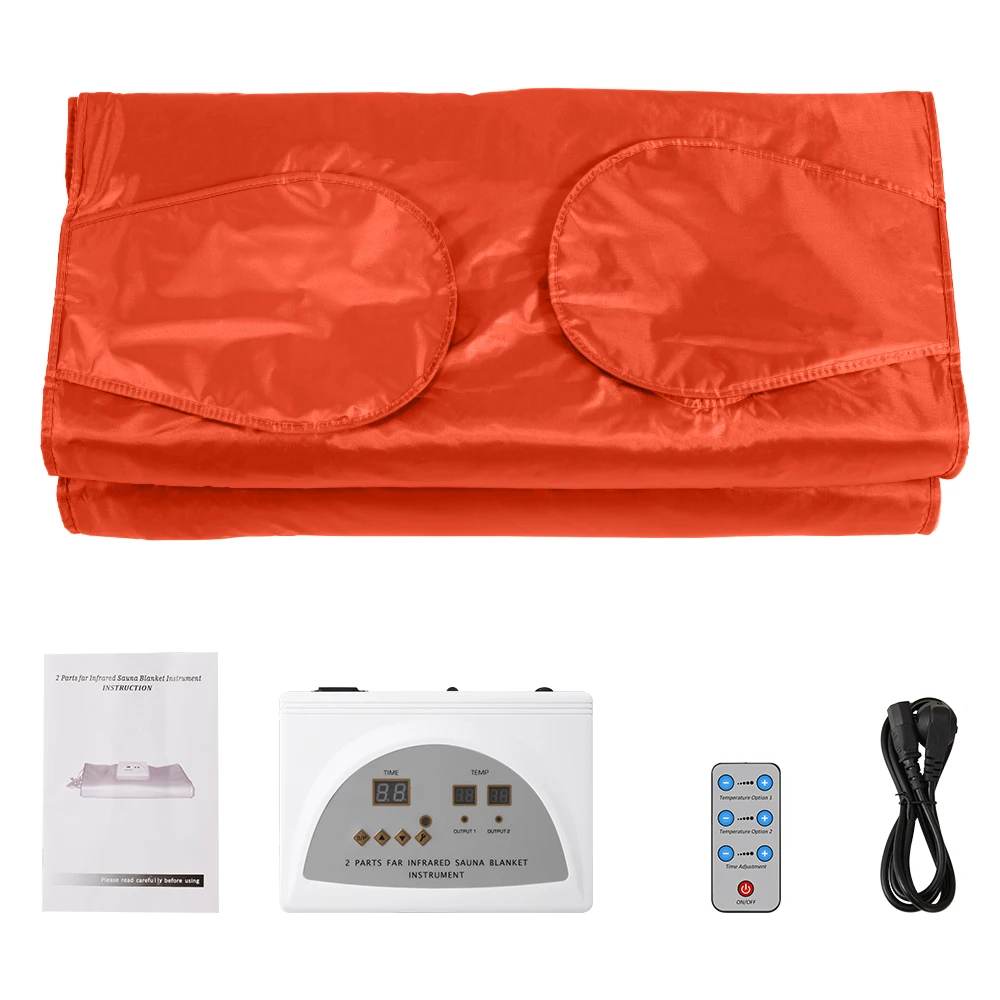 EU US Stock Sauna Blanket Hand-reachable Design Digital Thermal Body Shaper For Weight Loss and Fitness