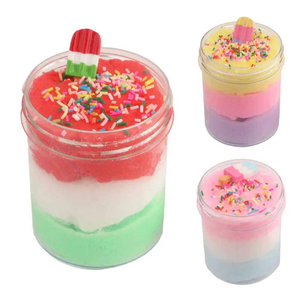

Funny Ice Cream Mud Clay developing hands-on ability cultivate interest Slime Putty Plasticine Sludge Kids Toy Stress Reliever